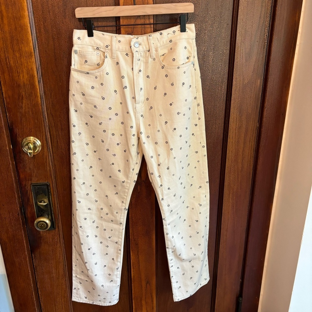 Madewell 90s Straight Jean in Daisy Drizzle